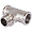 Тройник Stout ВНВ никелированный 3/4x3/4x3/4, арт. SFT-0065-343434