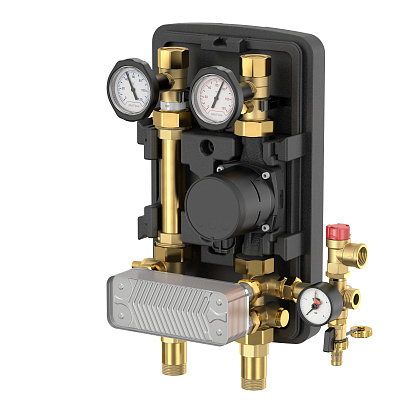 Насосная группа Meibes MeiFlow Top S UC-SD DN25 с теплообменником (30 пластин), с насосом Grundfos Alpha 2.1 25-60N Насосная группа Meibes MeiFlow Top S UC-SD DN25 с теплообменником (30 пластин), с насосом Grundfos Alpha 2.1 25-60N