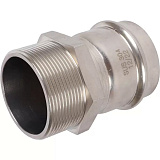 Переходник Rommer пресс 54х2, ВПр-НР, нержавеющая сталь