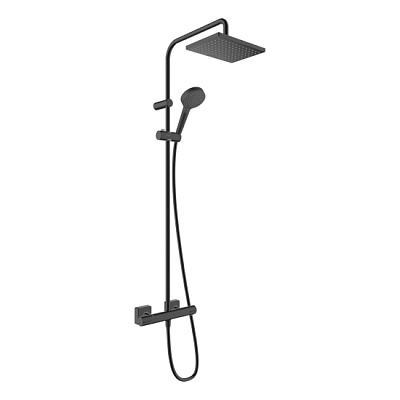 Душевая система Hansgrohe Showerpipe 230 1jet с термостатом Vernis Shape, черный 26286670