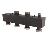 Стальной распределительный коллектор Rommer 2 отопительных контура 1 1/2 x 1 1/2