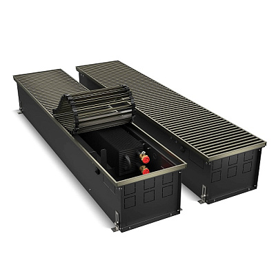 Внутрипольный конвектор с естественной конвекцией Royal Thermo 190/250/1600-RG-U-DB