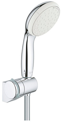 Душевой набор Grohe Tempesta New 100 II (круглый ручной душ, настенный держатель, шланг 1750 мм), хром 2760110E