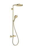 Душевая система Hansgrohe Raindance Select Showerpipe S 240 PowderRain, золото