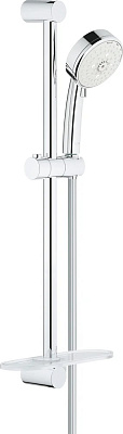 Душевой гарнитур Grohe New Tempesta Cosmopolitan 100 I, душевая штанга 600 мм, шланг 1750 мм, полочка, хром 27577002