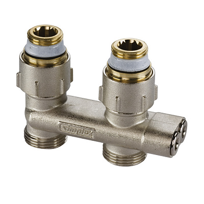 Узел нижнего подключения Flamco D1/50 прямой, G 1/2 НР x G 3/4 НР Узел нижнего подключения Flamco D1/50 прямой, G 1/2 НР x G 3/4 НР