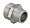Ниппель VALTEC переходной 1 1/2 х 1 1/4 наружная резьба, никелированная латунь