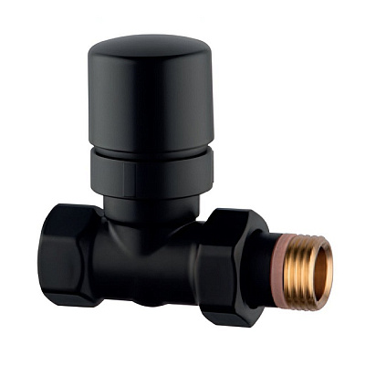 Клапан термостатический Stout Design черный, прямой 1/2 (SVTD-0001-000015B)