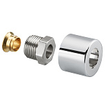 Присоединительный набор Oventrop со стяжным кольцом 15 x 1/2 Хром