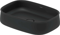 Раковина накладная Duravit Zencha 55x39см черная