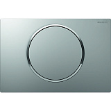 Кнопка смыва Geberit Sigma 10 одинарный смыв, хром мат./хром глянц. 115.758.KN.5
