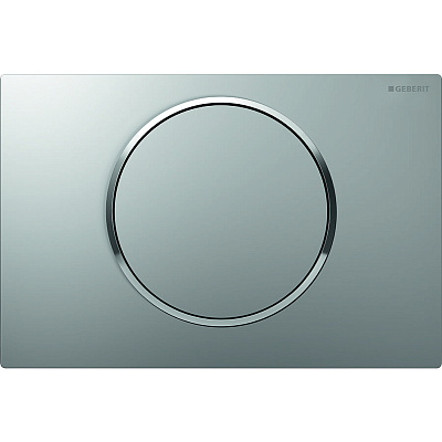 Кнопка смыва Geberit Sigma 10 одинарный смыв, хром мат./хром глянц. 115.758.KN.5