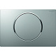 Кнопка смыва Geberit Sigma 10 одинарный смыв, хром мат./хром глянц. 115.758.KN.5