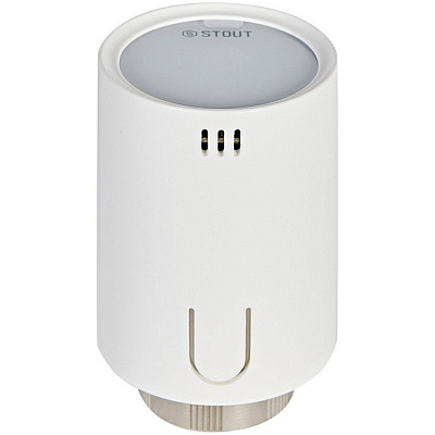 Термостатическая головка Stout умная Zigbee Термостатическая головка Stout умная Zigbee