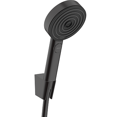 Душевой набор Hansgrohe Pulsify Select с держателем 105 3jet Relaxation, шланг 160см, матовый черный 24303670