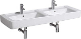 Раковина Geberit Renova Nr.1 Plan 130x48 белая (двойная)