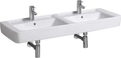 Раковина Geberit Renova Nr.1 Plan 130x48 белая (двойная)