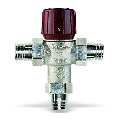 Термостатический смесительный клапан Watts AQUAMIX 61CM 3/4 (4 позиционный) Термостатический смесительный клапан Watts AQUAMIX 61CM 3/4 (4 позиционный)