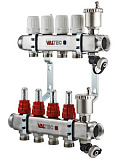 Коллекторная группа VALTEC НЕРЖ со встр. расх. в сборе, 1х2 вых. Евроконус 3/4 VTc.586.EMNX.0602