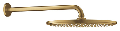 Верхний душ Grohe Rainshower с кронштейном, I режим 9,5 л/мин 26066GN0, холодный рассвет матовый