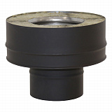 Переходник моно-термо Вулкан VBR d130 нерж. 0,5 черный