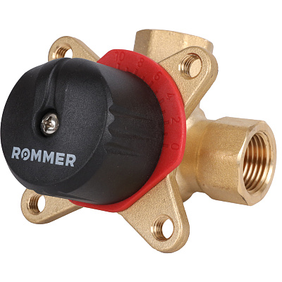 Клапан смесительный Rommer 3-х ходовой 1/2 дюйма KVs 2,5
