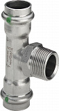 Тройник Viega с наружной резьбой 22 х R 3/4 х 22 мм, Sanpress Inox, модель 2317.1