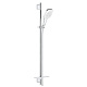 Душевой гарнитур Grohe Rainshower SmartActive 130, белая луна (26586LS0)