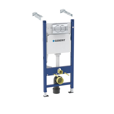 Инсталляция Geberit Duofix для подвесного унитаза Geberit, 112 см, со смывным бачком скрытого монтажа Delta 12 см, смывная клавиша Delta01, round (458.149.21.2) Инсталляция Geberit Duofix для подвесного унитаза Geberit, 112 см, со смывным бачком скрытого монтажа Delta 12 см, смывная клавиша Delta01, round (458.149.21.2)