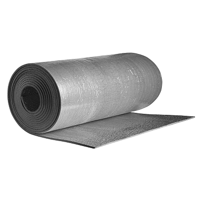 Рулонный утеплитель K-FLEX PE 03x1000-30 AD METAL, 30 м, с металлизированным покрытием, самоклеящаяся