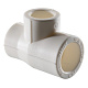 Тройник полипропиленовый переходной VALTEC PPR 75-63-75 мм