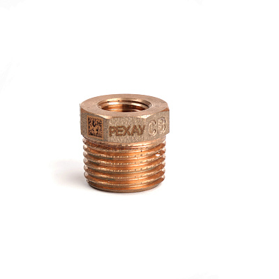 Футорка РЕХАУ редукционная бронзовая AURLINE, R1/2 x Rp1/4, RX+ (18741421001) Футорка РЕХАУ редукционная бронзовая AURLINE, R1/2 x Rp1/4, RX+ (18741421001)