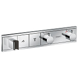 Встраиваемый смеситель Hansgrohe RainSelect термостатический для душа (внешня часть), хром