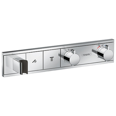 Встраиваемый смеситель Hansgrohe RainSelect термостатический для душа (внешня часть), хром