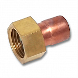 Муфта Sanha 5359g, ВП-ВР, с накидной гайкой, медь, 15х1/2