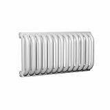 Стальной трубчатый радиатор отопления КЗТО РС 2, двухтрубный, 300 15 секций