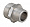 Ниппель VALTEC переходной 1/2 х 1/4 наружная резьба, никелированная латунь