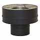 Переходник моно-термо Вулкан VBR d150 нерж. 0,5 черный