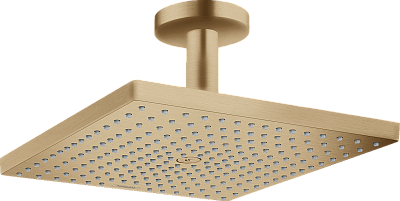 Верхний душ Hansgrohe Raindance E 300 1jet с потолочным подсоединением, 26250140, шлифованная бронза
