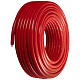 Труба из сшитого полиэтилена (PE-Xa) Usystems Radi Pipe PN10 25x3,5 в теплоизоляции 6 мм красной, бухта 25 м