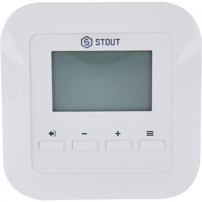 Комнатный терморегулятор Stout R-10s, проводной, белый (STE-0101-010005) Комнатный терморегулятор Stout R-10s, проводной, белый (STE-0101-010005)