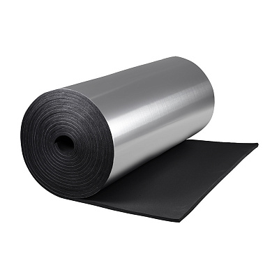 Рулонный утеплитель K-FLEX 19x1000-10 ECO black AL CLAD, 10 м, с трехслойным покрытием