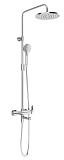 Душевая стойка Ravak DS 092.00 с поворотным изливом, раздвижная X07P642