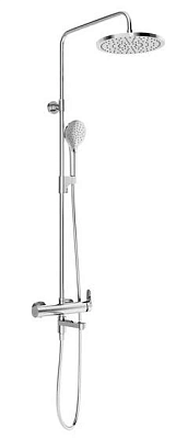Душевая стойка Ravak DS 092.00 с поворотным изливом, раздвижная X07P642