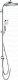Душевая колонна без смесителя Hansgrohe Crometta S 240 1jet Showerpipe Reno EcoSmart 27270000