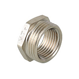 Футорка VALTEC 2 х 3/4 внутренняя-наружная резьба, никелированная латунь