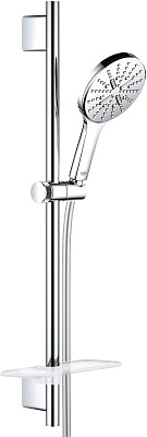 Душевой гарнитур Grohe Rainshower SmartActive 130 III, душевая штанга 600 мм, шланг 1750 мм, хром 26575000