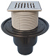 Трап HL 310NPr-3000 с Сухим сифоном, с решеткой 3123
