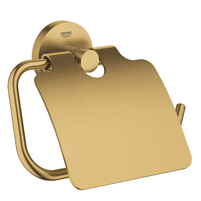 Держатель для туалетной бумаги Grohe Essentials с крышкой холодный рассвет матовый 40367GN1