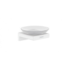 Мыльница Hansgrohe AddStoris матовый белый 41746700